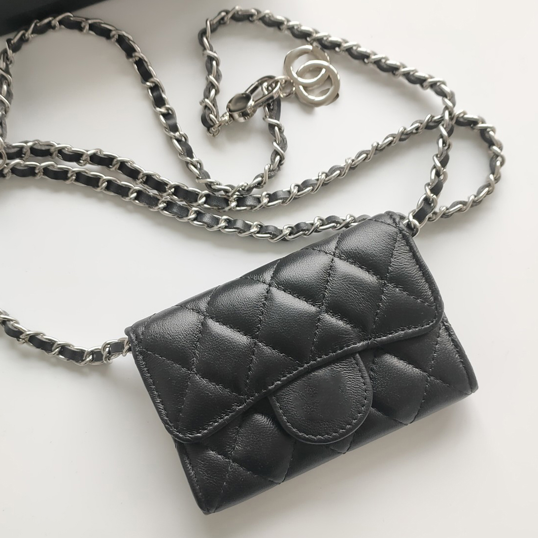 Crossbody Bags Luxury Wallet Coin Pouch Fashion Handbags Designer Bag High Quality Caviar Cowhide Flap Bag Luxury Purses With Chain Cross Body Bag Black Purse
