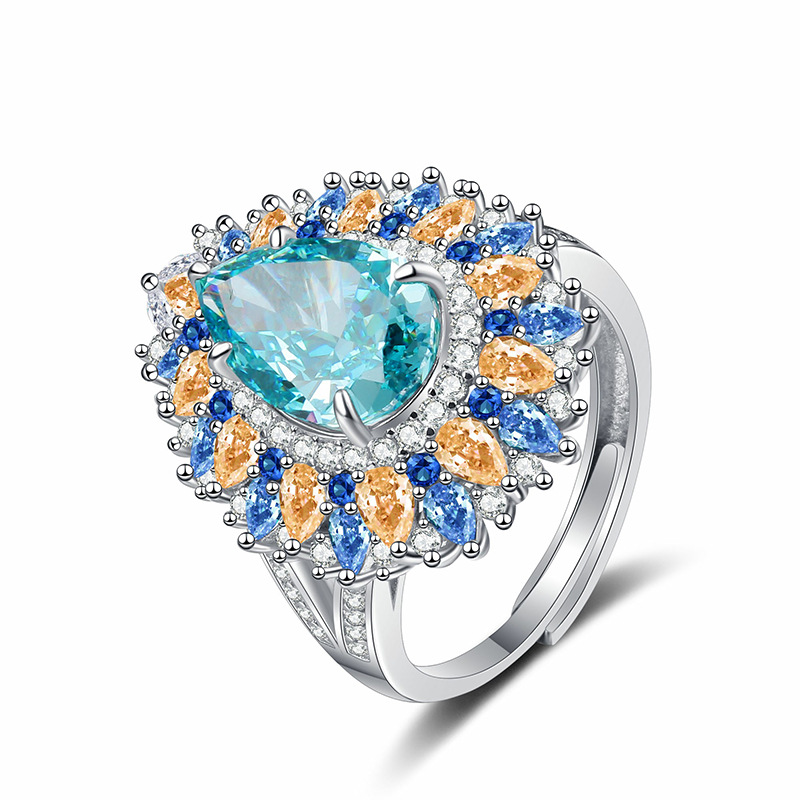 Women's Artistic Ocean-Inspired Eternity Piece: S925 Pearl-like Ornamentation Set With Icy Facets