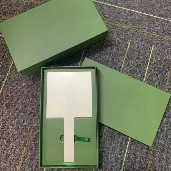 2026 New Makeup Compact Mirrors With Box For Gift Double Facettes Portable Folding Fashion Green Mirror Travel Outdoor Beauty Cosmetics Miror High Qua