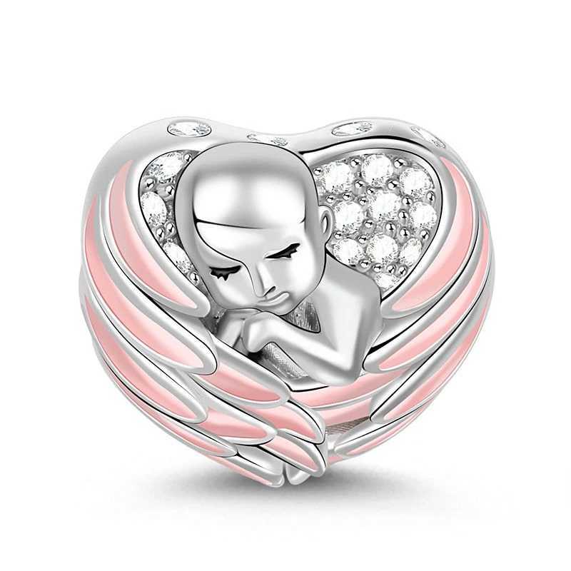 Pink Series Mom Hearts Flower Crown Cupcake Charm Bead Fit Original European 925 Silver Bracelet DIY Jewelry Key Chain AccessoryXJ250523