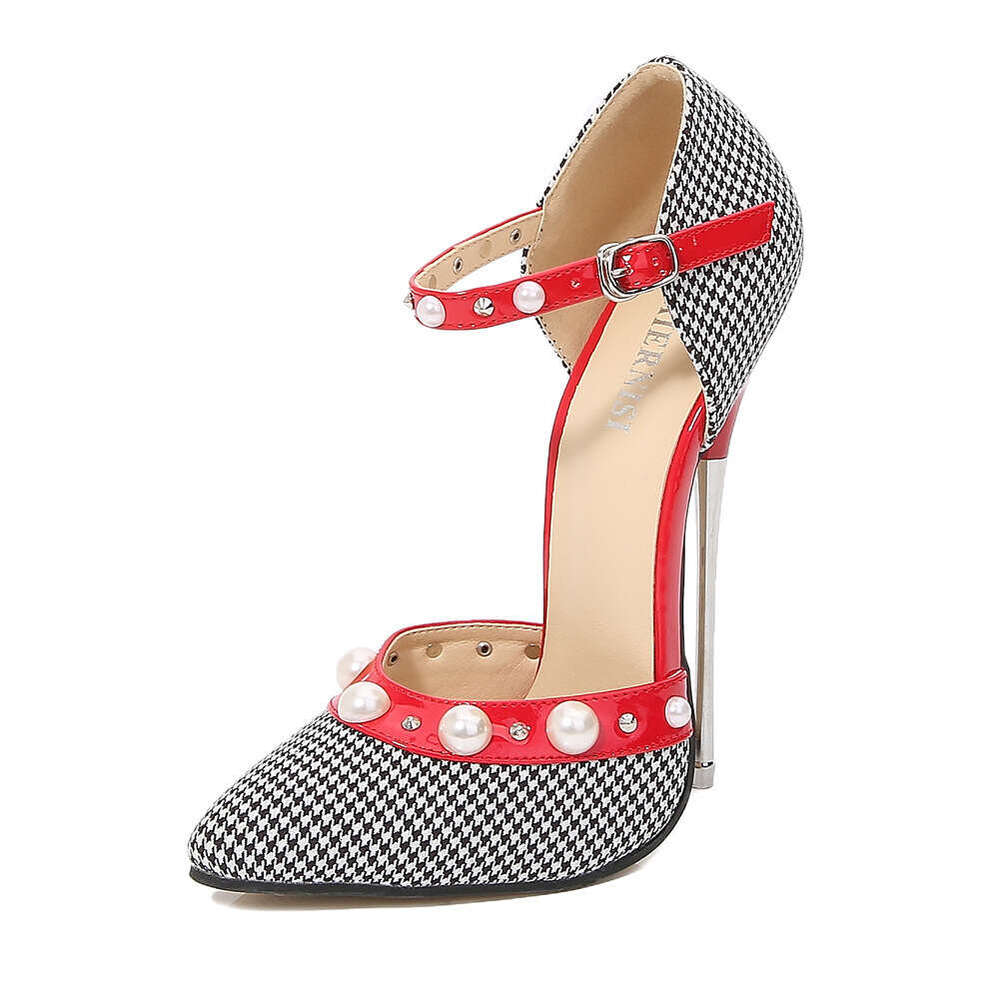 Candy color blocking hollowed out Roman oversized high heels, Huidong women's shoes, SM easy to wear