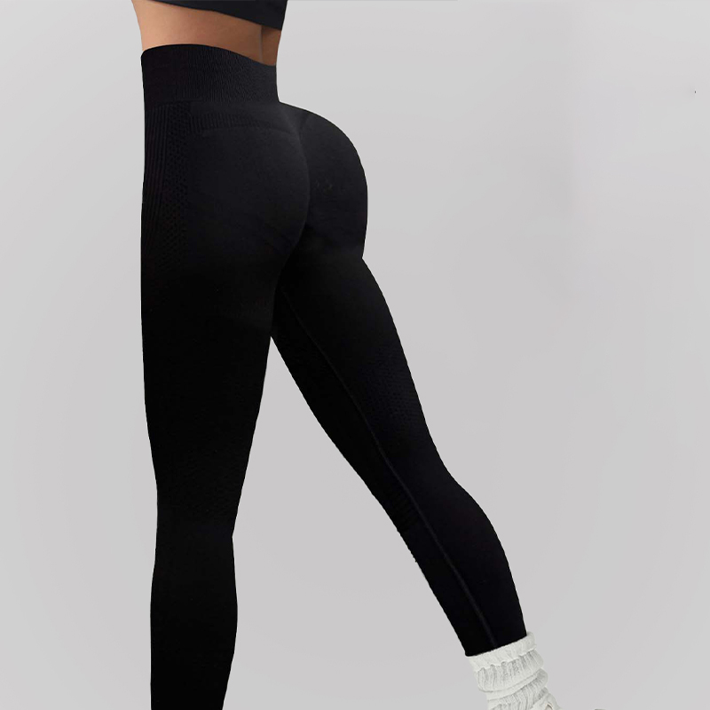 Spring Summer Athletic Wear Comfortable Tummy Control High Elastomerics by Womens' Gym Legging Collection