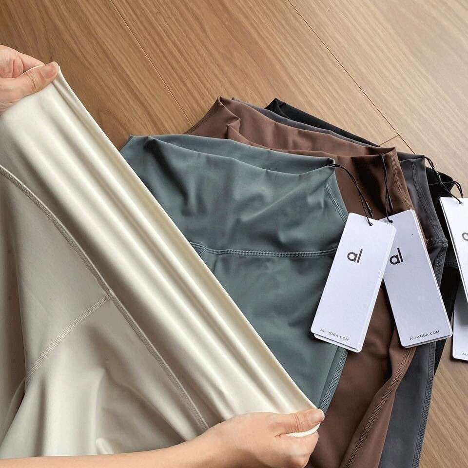 Training fitness peach micro trumpet yoga for women, high waist and hip lifting Pilates sports breathable pants