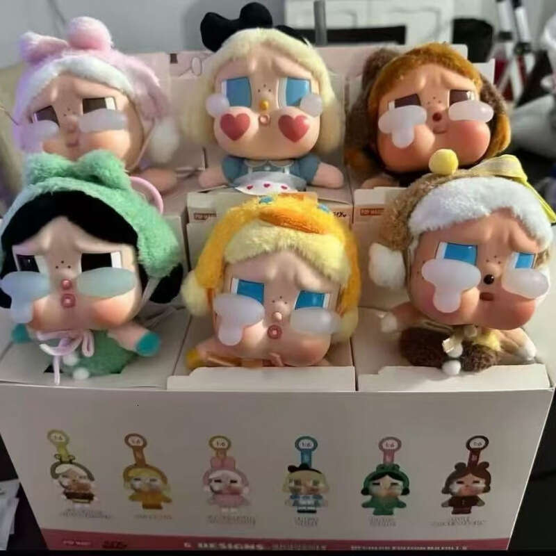 CRYBABY Tears Vinyl Face Plush Doll Bubble Mart Blind Box Baby Crying