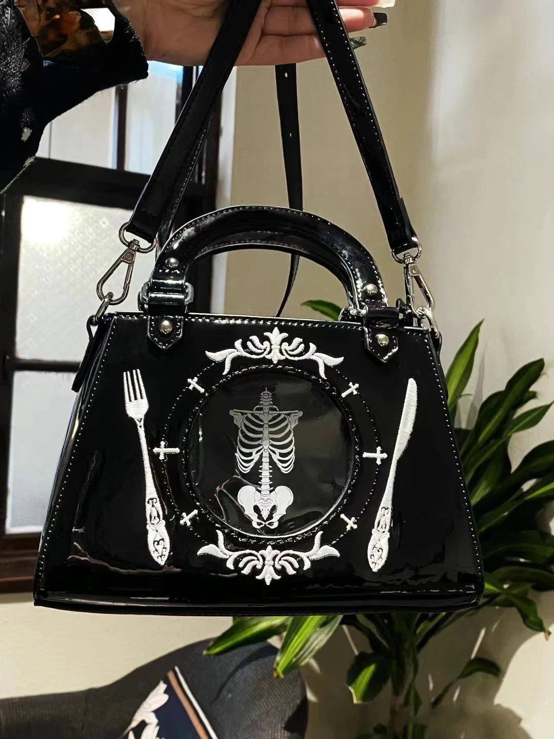 Y2k Ita Bag 2025 Sweet Cool Spice Girl Punk Goth One-shoulder Underarm Transparent Bag Two Yuan Girl Display Bags 250516