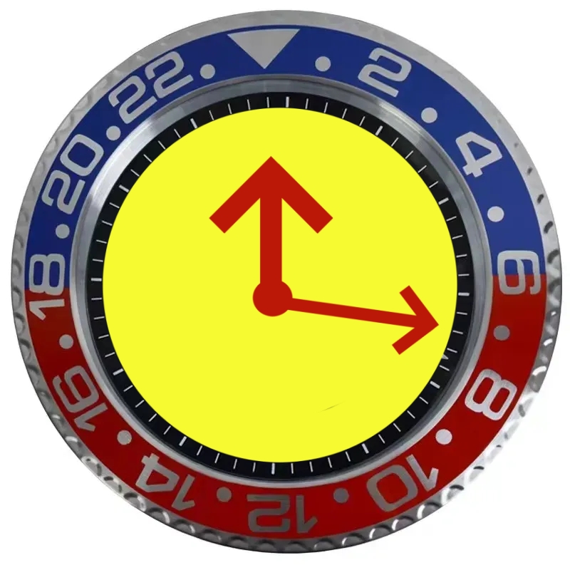 Elegant Oversized 34CM Wall Clocks with Quiet Mechanism and Light-Up Functionality Sleek Stainless Steel Finish for Timeless Style