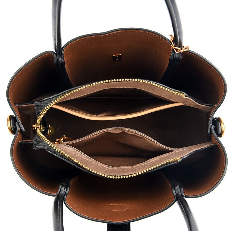 Free Shipping Designer Handbag New High-end Texture Versatile Bucket Fashionable Light Women's Large Capacity Commuting Bag Can Be Slung Diagonal