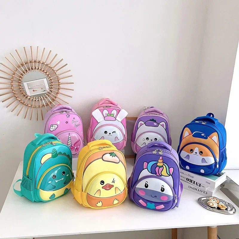 Children School Bags for Girls Boy Children Backpacks Kindergarten Cartoon Animal Toddle Kids Backpack 250522