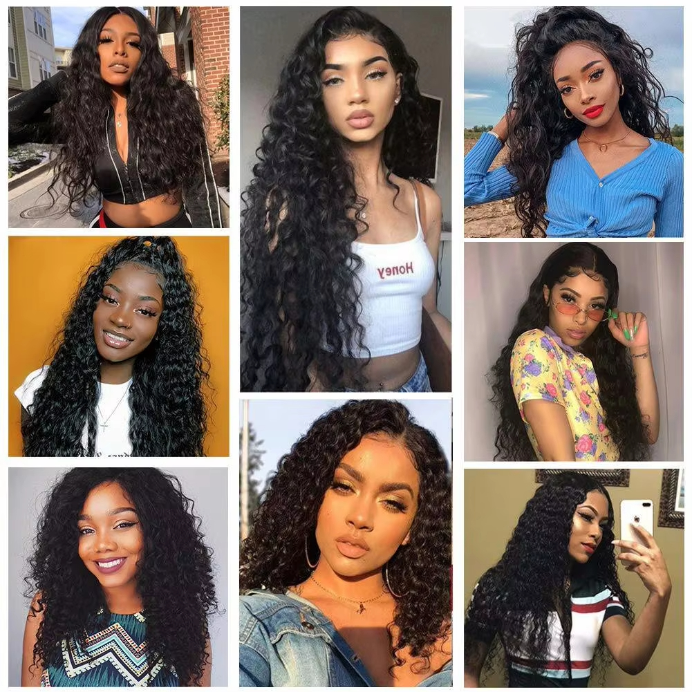 8-30 inch Brazilian Raw Hair Extensions Loose Wave Bundles 100% Human Hair Raw Unprocessed Extensions 3/4/5 Bundle Loose Deep Wave Bundles Double Weft