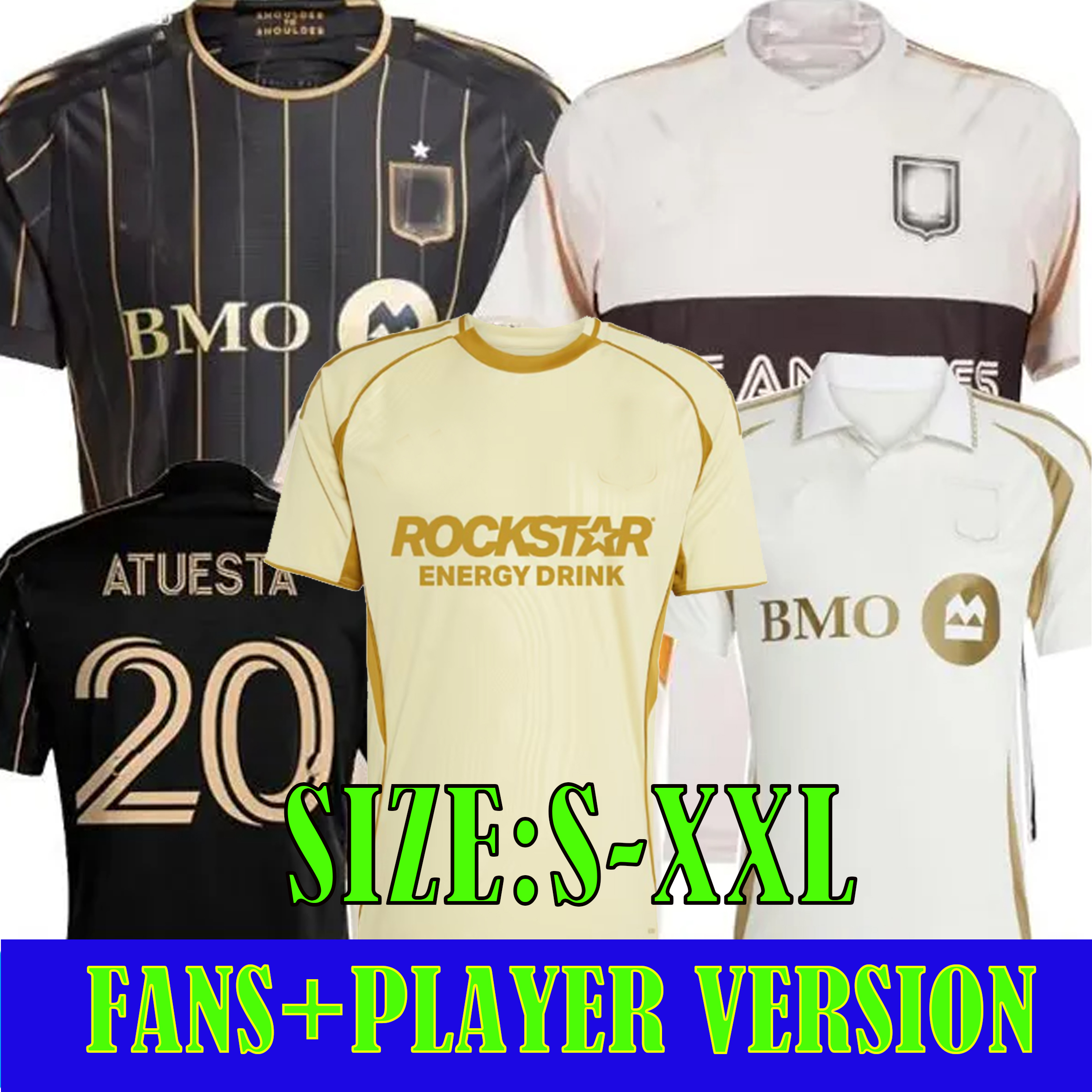fans player LAFC 2024 Los Angeles FC Soccer Jersey Kids Kit Man Major League 24 25 26 Pre-Match Football Shirt Primary Home Black Away BOUANGA OLIVERA de football shirts