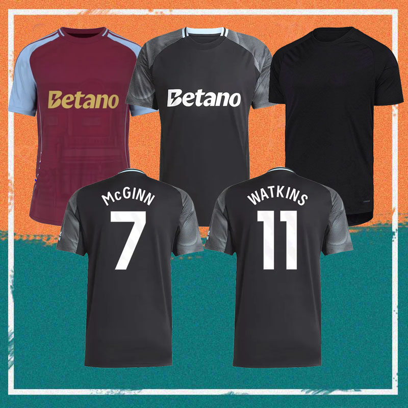 24/25/26 RASHFORD Home Aston Soccer Jersey 2025 villa Special Edition ROGERS McGINN WATKINS soccer shirt TIELEMANS ONANA M.ASENSIO150th kids kit football uniform
