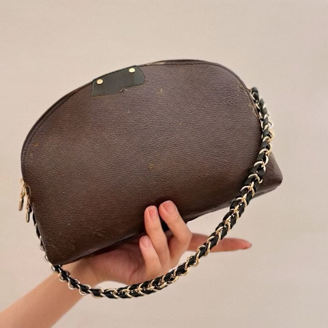 Shell Shoulder Bags With Chain Belt and Long Strap Ladies Crossbody Bag Purses And Handbags Women Fashion Cross Body Clutches New Underarm Bag 2979