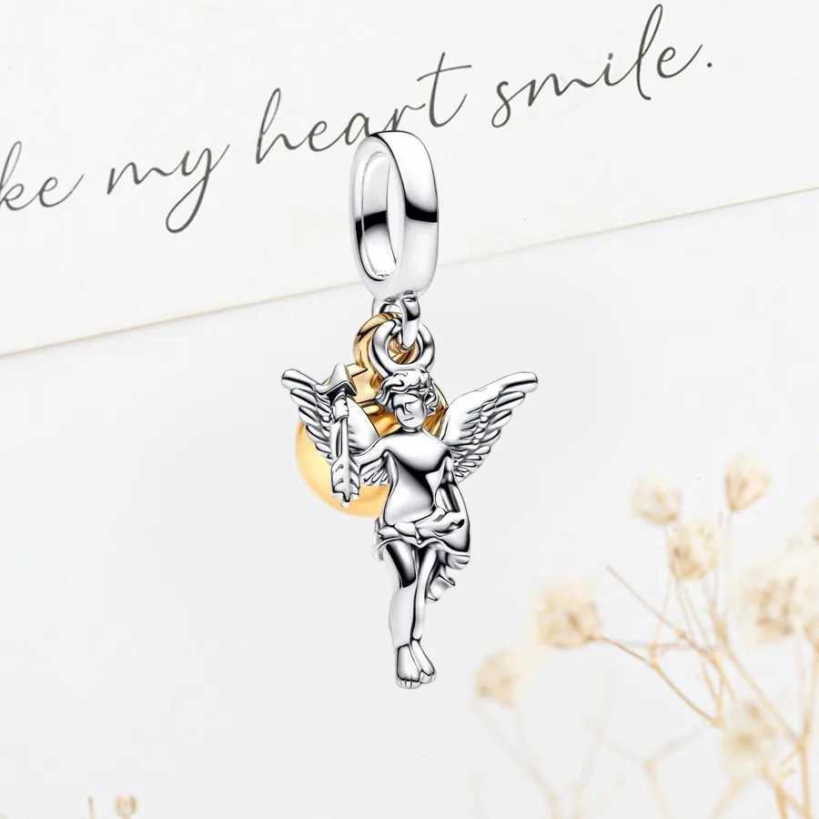2025 Gold Safety Chain Sparkling Clip Rose Friendship Hearts Charm Beads Fit Original 925 Silver Bracelet DIY Women JewelryXJ250523