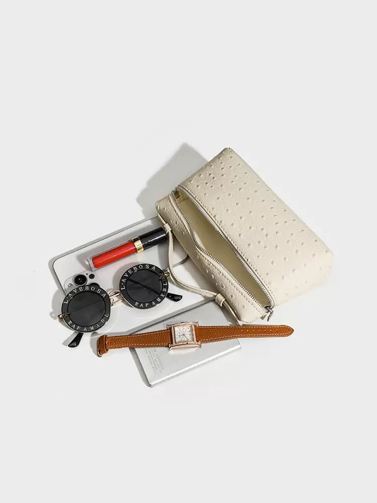 Evening Bags Cowhide With Markings Commuting Handbag Simple Single Pockot Shoulder Lunch Box Women Bag Cosmetic letter bag Handmade Tassel Handbag