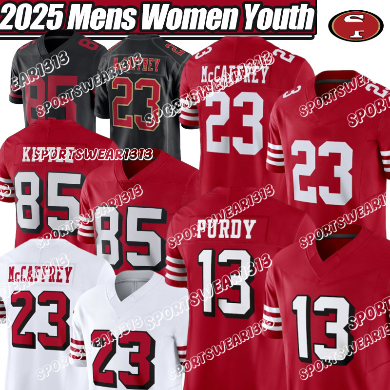 49erss Jersey #85 Kittle #54 Warner #29 Hufanga #1 Samuel Sr Football Jerseys