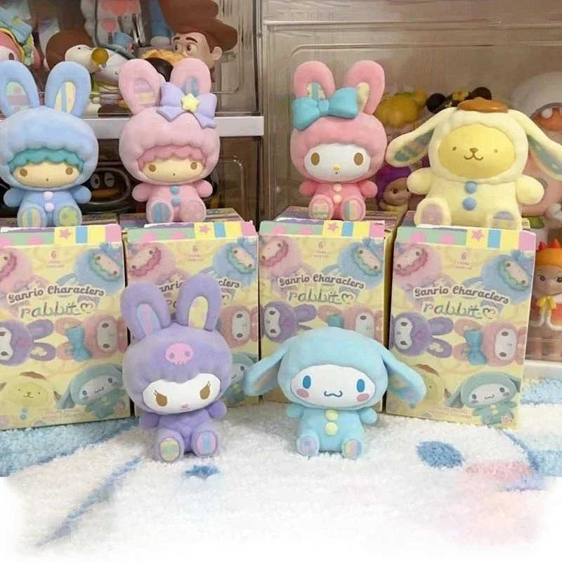 Sanrio Hello Kitty Kuromi Mymelody Blind box cute cartoon doll blind box Figure Decor Collection Model Toys gifts X250523