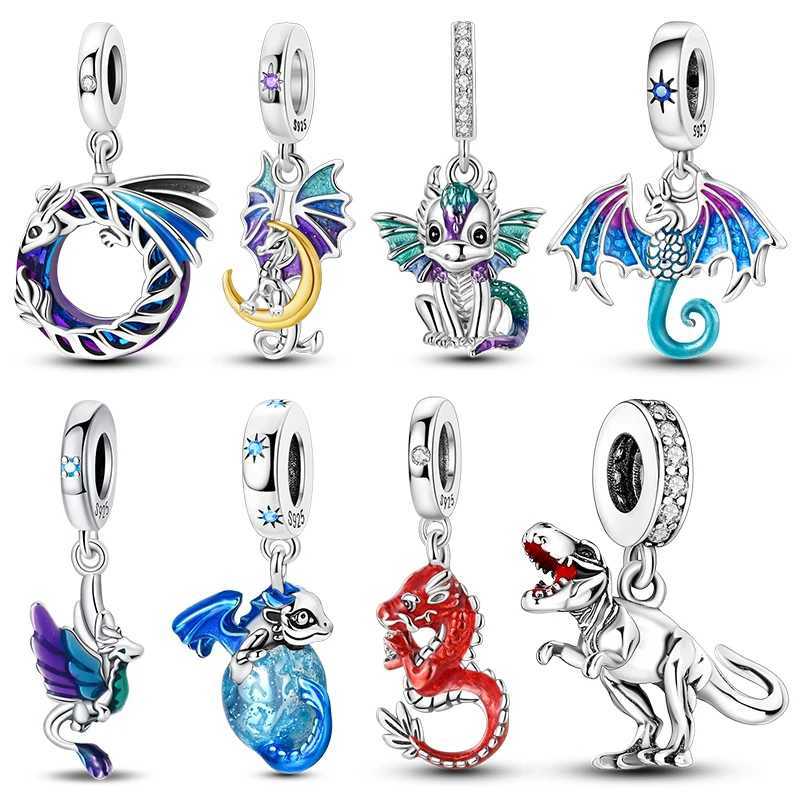 Dragon Shape Series Pendant Charm Beads Fits 3mm Bracelets Bangle Necklace For Women Luxury Jewelry DIY Party Festival Gifts XJ250523