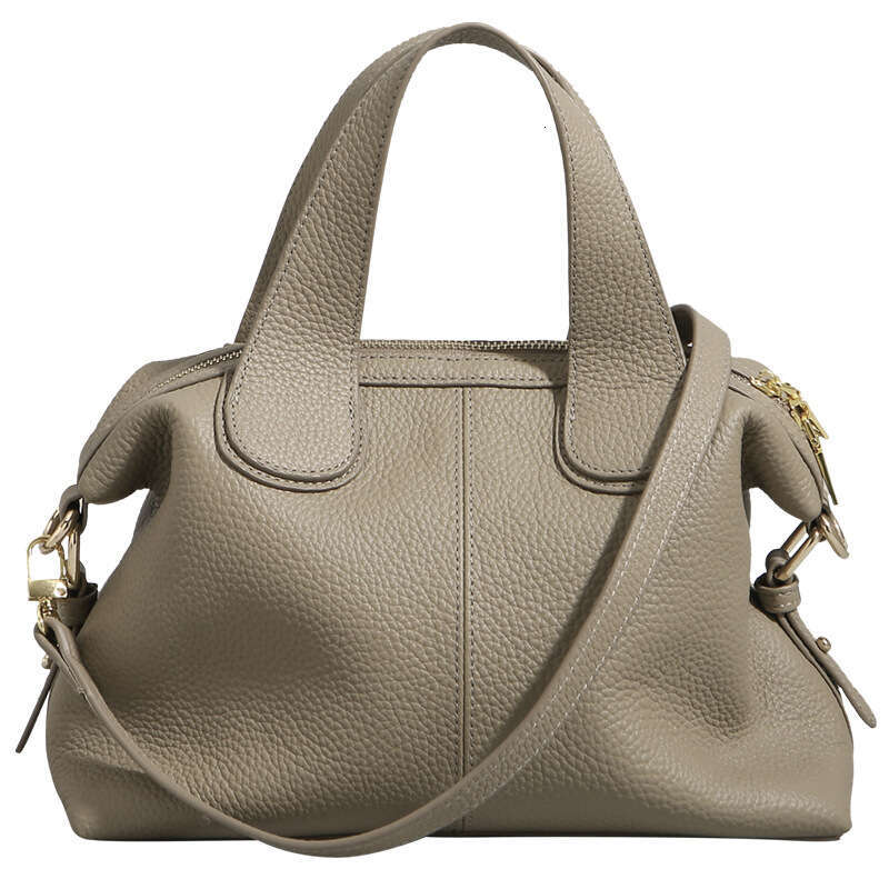 Tote Bag New Women S Genuine Leather Handbag Top Layer Cowhide Crossbody Large Capacity Shoulder Bag High End Lion Ridge Bag Messenger Bag
