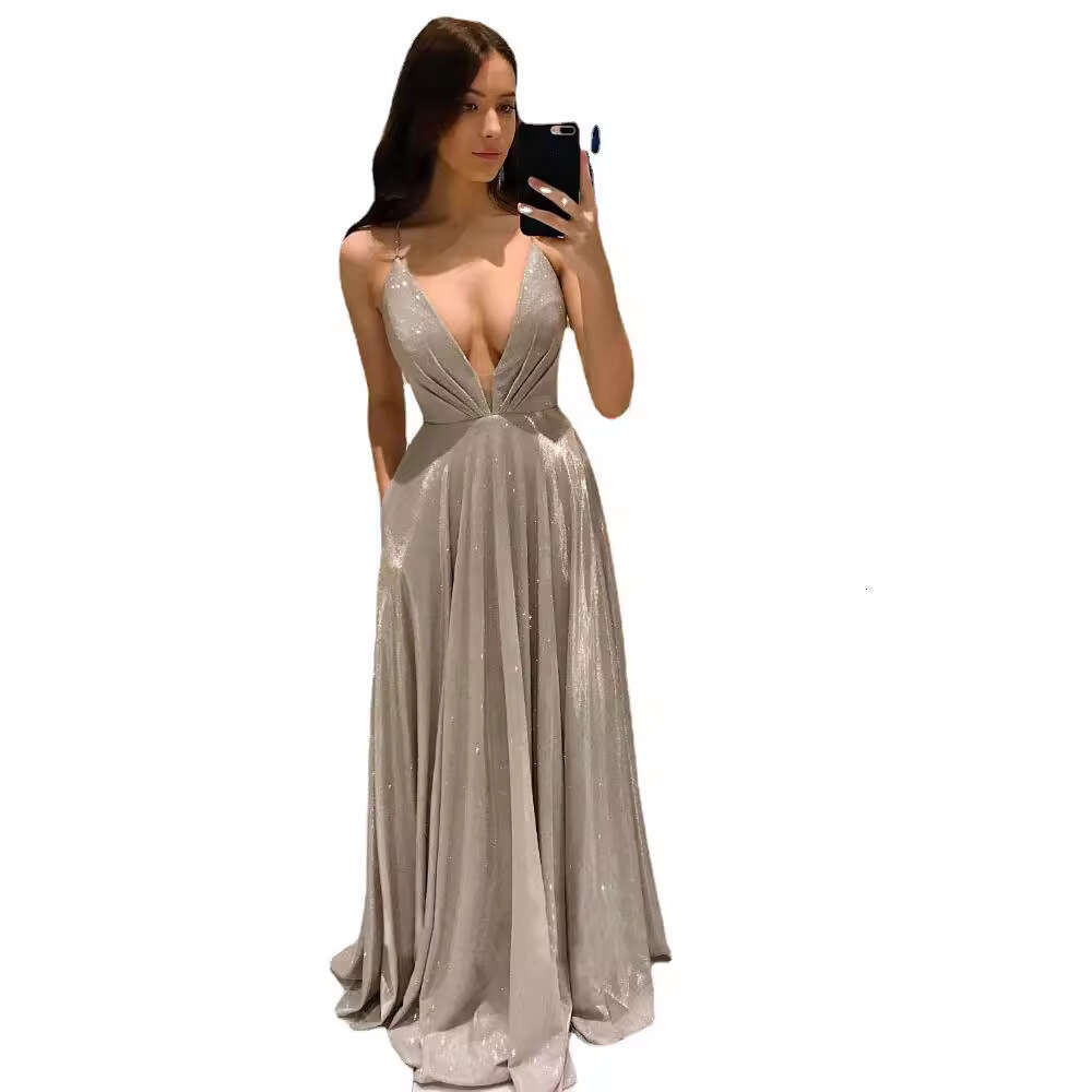 Halter Whit Maxi Dresses New Women S Slim Fit Long With Suspended Open Back Dress Prom Sexy Dress