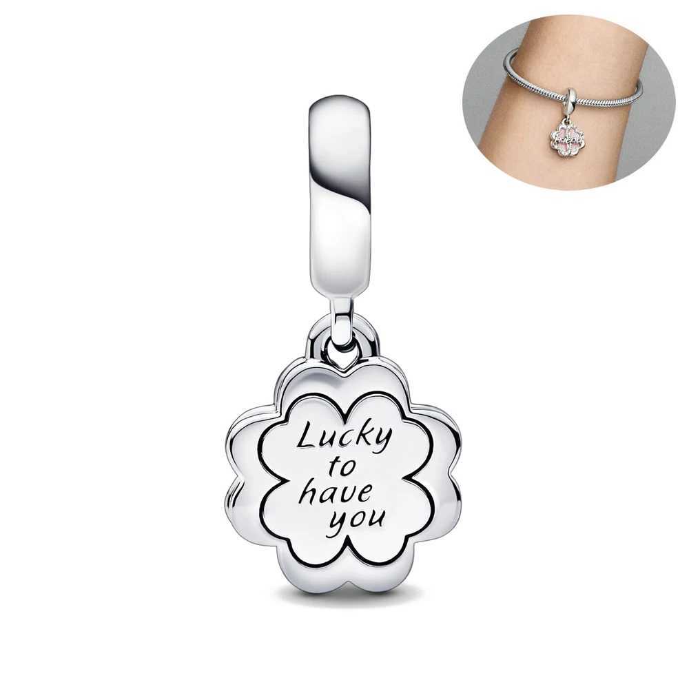 New 925 Sterling Silver Best Friend Soul Companion Dangle Charm Diy Fit Original Pendant Charm Bracelet Women Fashion JewelryXJ250523