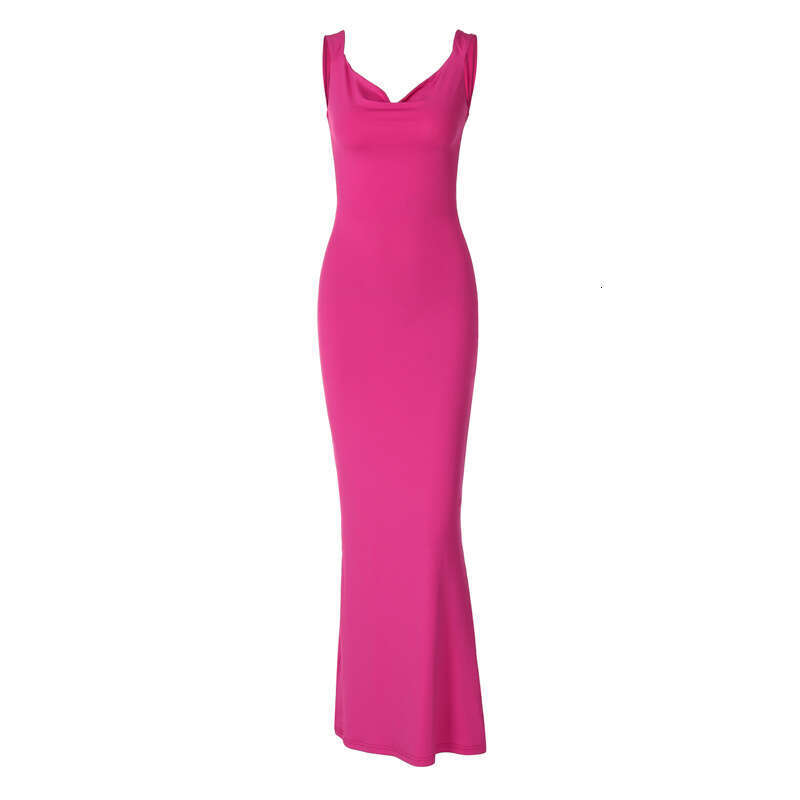 Halter Whit Maxi Dresses Selected Hot Selling New Sexy Backless Slim Fitting Patchwork Bow Wrap Buttocks Temperament Long Dress For Women Prom Sexy Dr