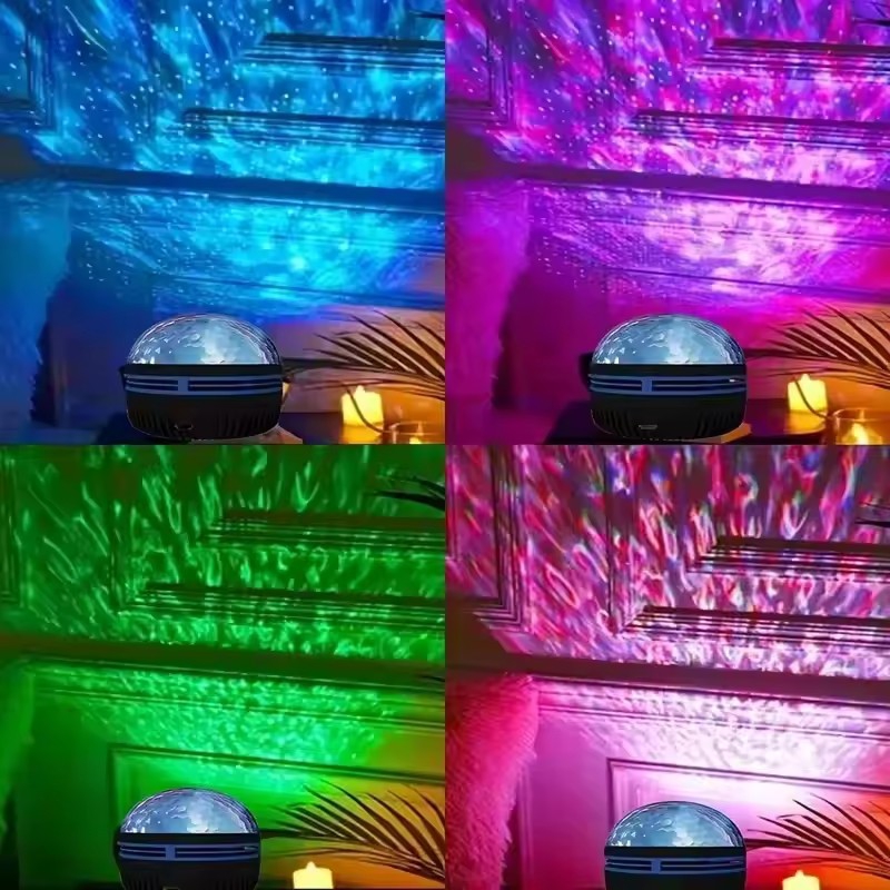 LED Galaxy Projector Light Rotatable Starry Sky Projector for Bedroom, Kids Room, Christmas Party Decor