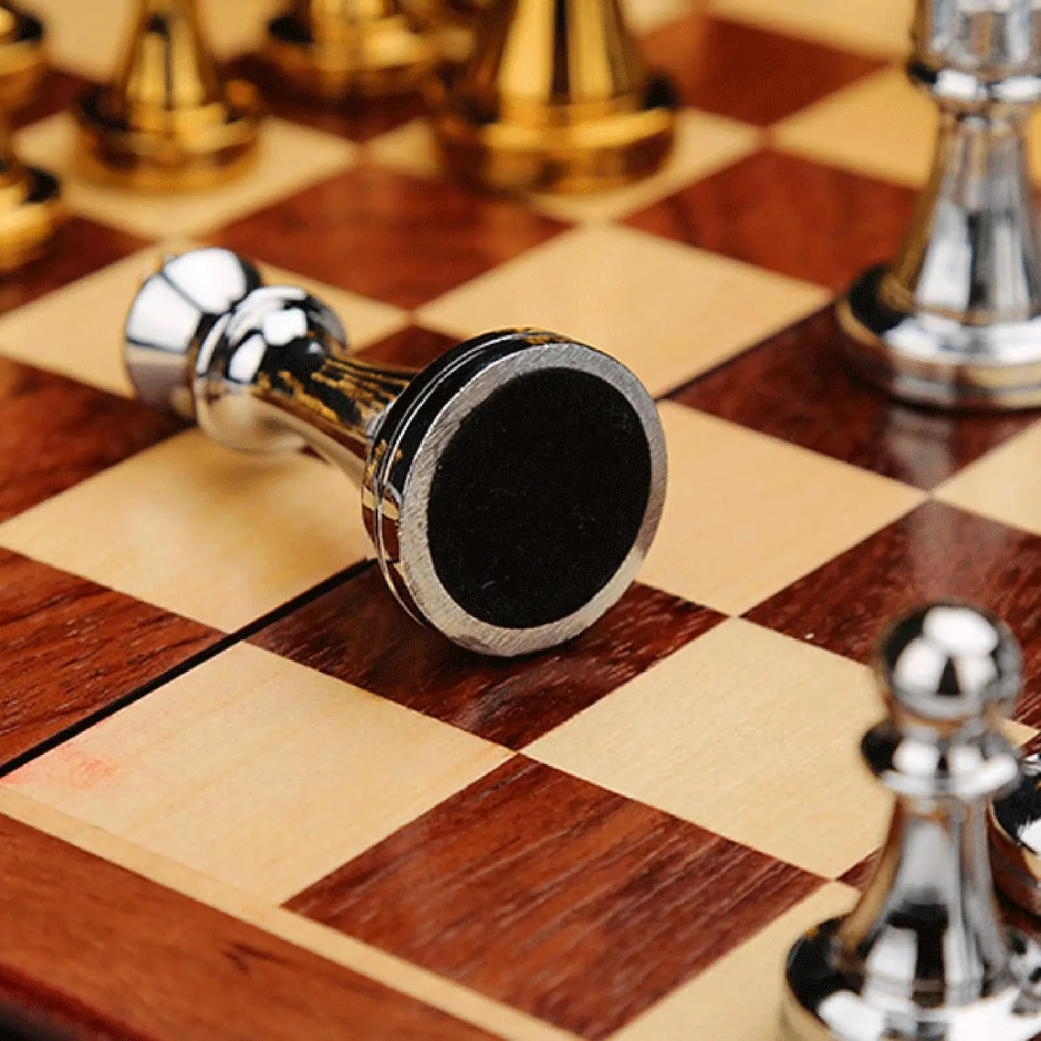 Weighted Metal Chess Pieces 26 Inch King Extra Queens Only No Board 250522