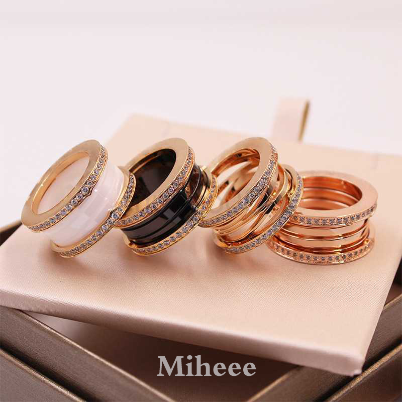 Band Rings Luxury S925 silver diamond ring women designer ring gift engagement inlaid moissanite plating 18k rose gold rings men party wedding jewelry c63