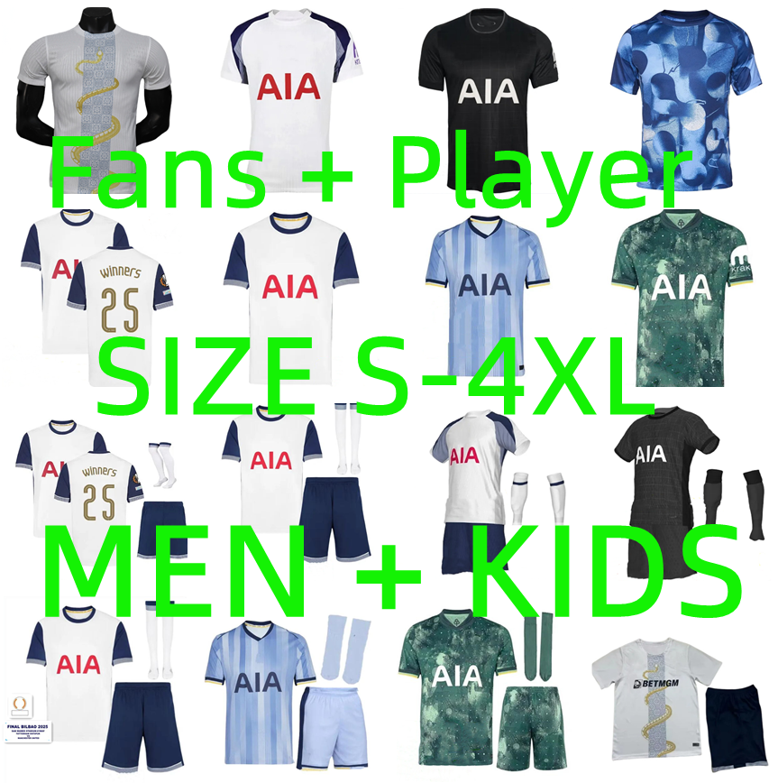 24 25 26 MADDISON SON FINAL Soccer Jerseys 2024 2025 2026 Long Tottenha RICHARLISON BISSOUMA VICARIO KULUSEVSKI WERNER men kids kits football shirts Player version