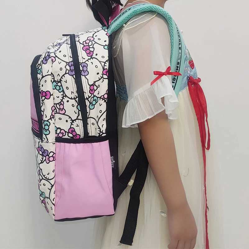 Sanrio Hot Sales New Australia Smiggle Hello Kitty Cartoon Series Children School Bag Anime Backpack Student Gift w250624