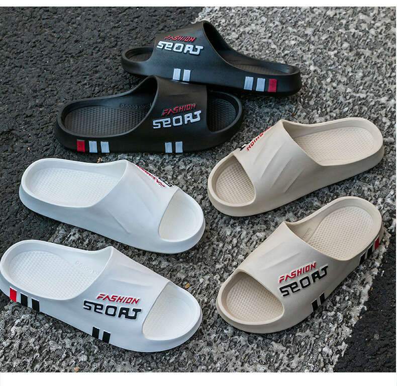 Men's Slippers Summer Designer Sandals 2025 For Outdoor Wear Thick Soled Non Slip Slippers For Home Use Anti Odor And Anti Poop Feeling Basketbal
