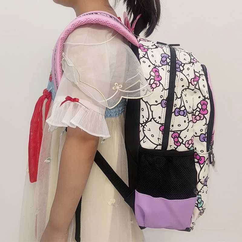 Sanrio Hot Sales New Australia Smiggle Hello Kitty Cartoon Series Children School Bag Anime Backpack Student Gift w250624