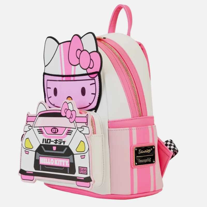 Sanrio Hello Kitty Loungefly Backpack Cute Printed Primary School Student Backpack Girl Mini Cartoon Backpack Girl Birthday Giftw250523