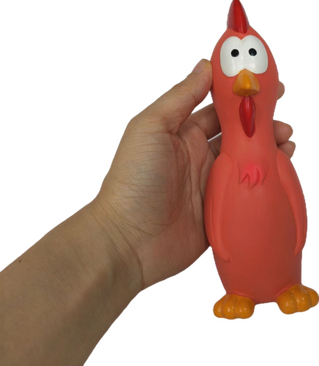 Latex Chicken Pet Dog Toy Eco-Friendly Natural Chickens and Ducks Pet Chewy Toy 4pcs/Pack