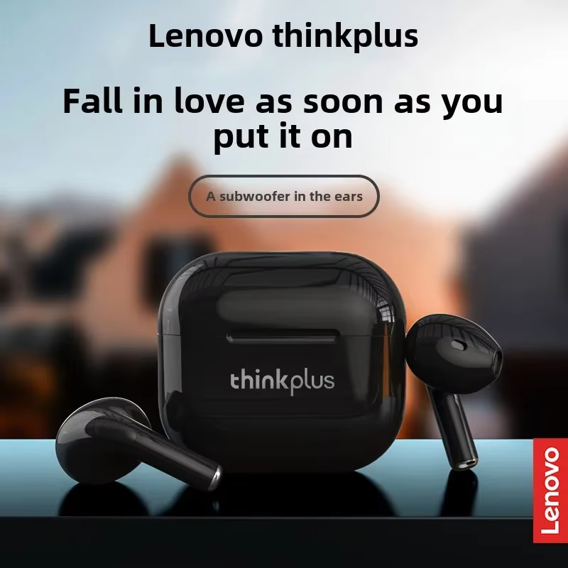 Lenovo Thinkplus LP40 Original Bluetooth Earphones Wireless Headset for Mobile Phone Music Gaming Earbuds