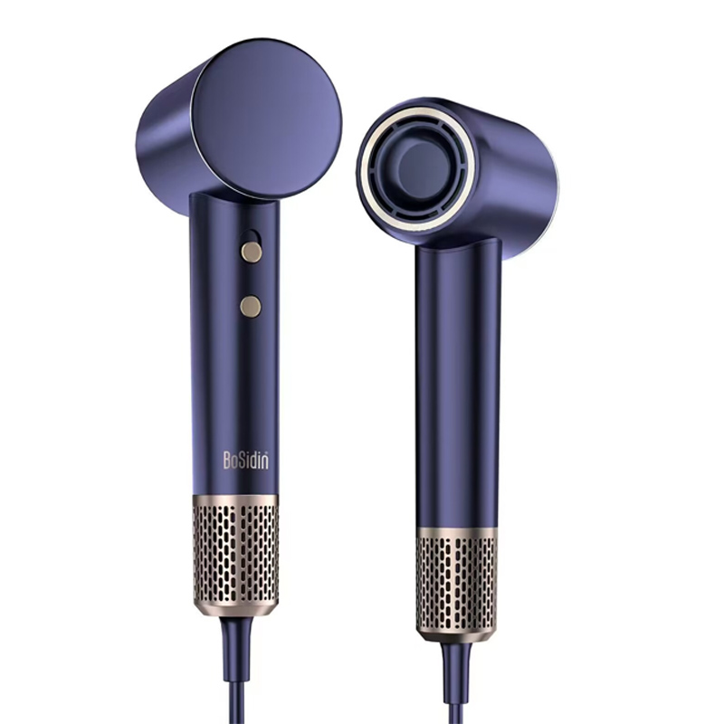 2025 Bosidin Hair Dryers Hair Care Electric Hair Drier Quickdry Safety Egative Ionic Professional Salon Blow Powerful Travel Home Free Shipping Blue C