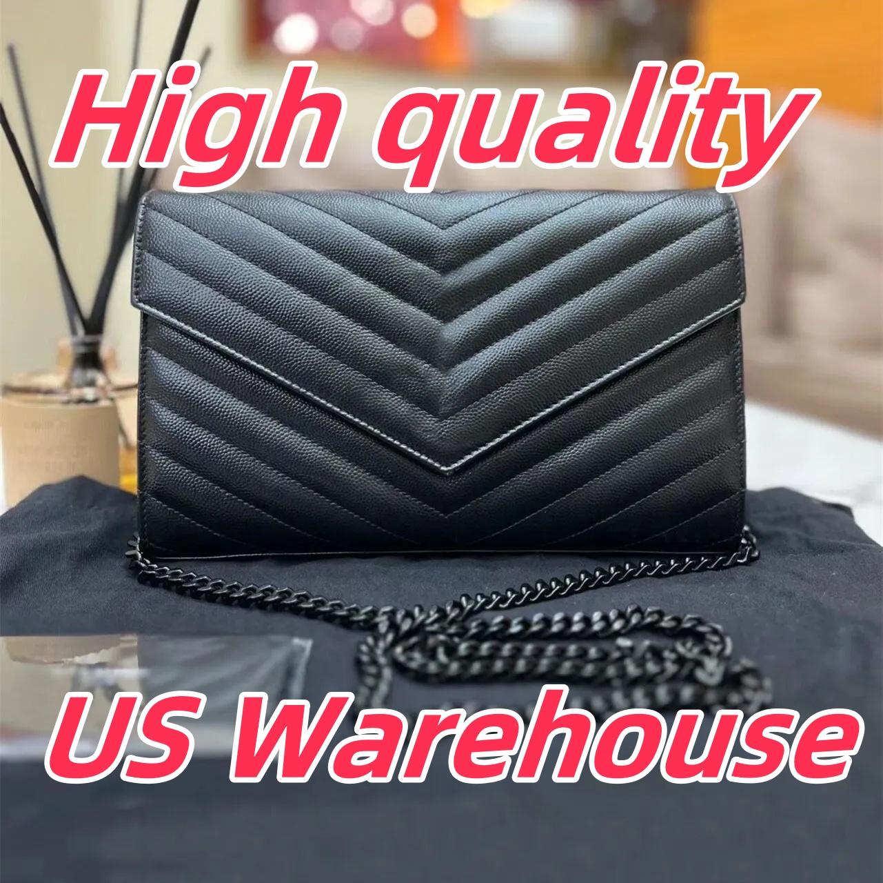 designer bag 2025 shoulder bag wallet fashion black chain handbag luxury bag caviar Mini Handbag Chic purse chain bag crossbody bag Luxury Bag bags designer women