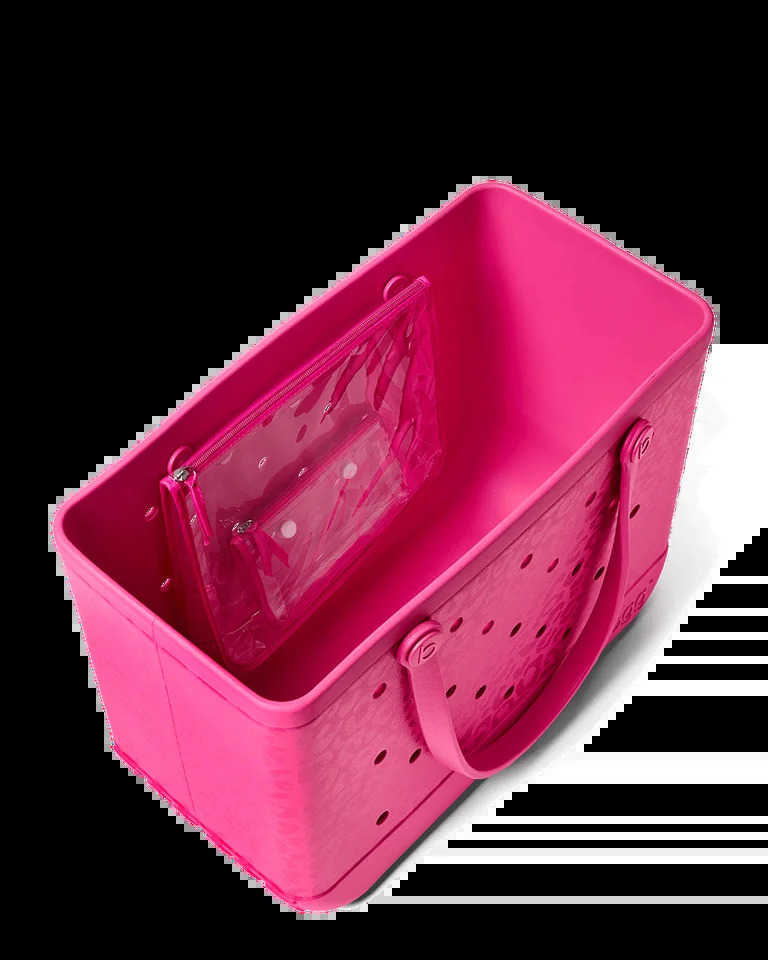 Original Bogg Bag Purrr Fectly Pink Leopard Large Tote Bag for Beach Pool Boat Lightweight Waterproof Washable Durable Q250523