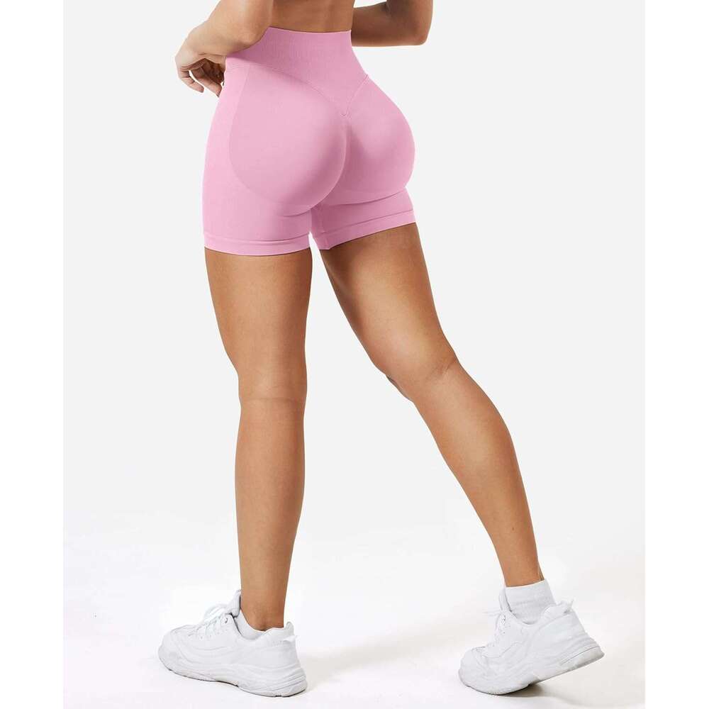 DHEssentials Women Workout Impact 3.6"/ 4.5"/ 6" Scrunch Butt Lifting Gym Seamless Booty Biker Shorts