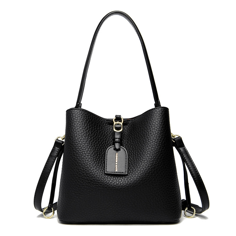 Free Shipping Designer Women's Bag New Fashion Multifunctional Large Capacity Crossbody Bag Simple Commuting Bucket Bag Handbag