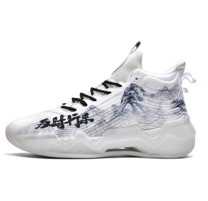 Night light high basketball sneaker for men practical concrete floor boots for teenagers junior high students elementary school and children sports sh