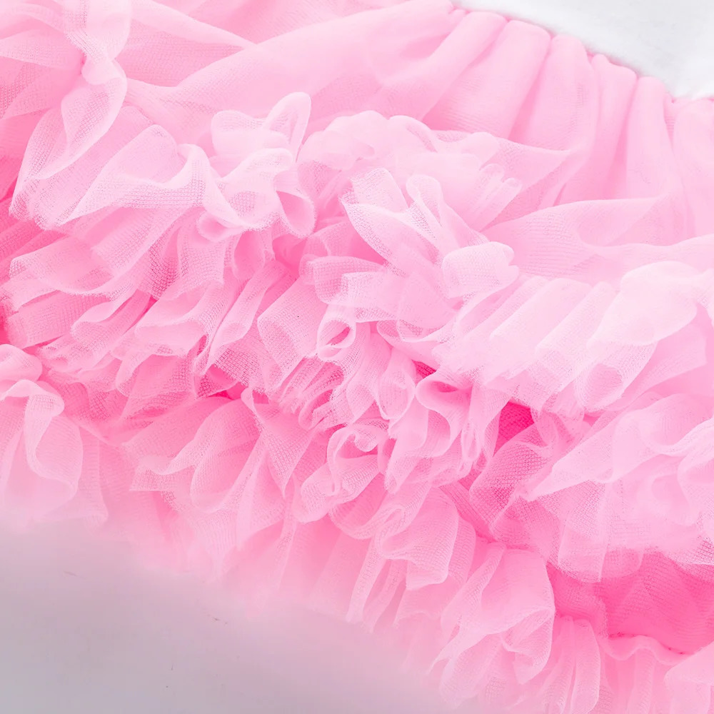 Baby Girl Clothes TUTU Short Sleeve Romper Dress Princess Girls Clothing Sets Cotton MultiColor Summer Style 250517z