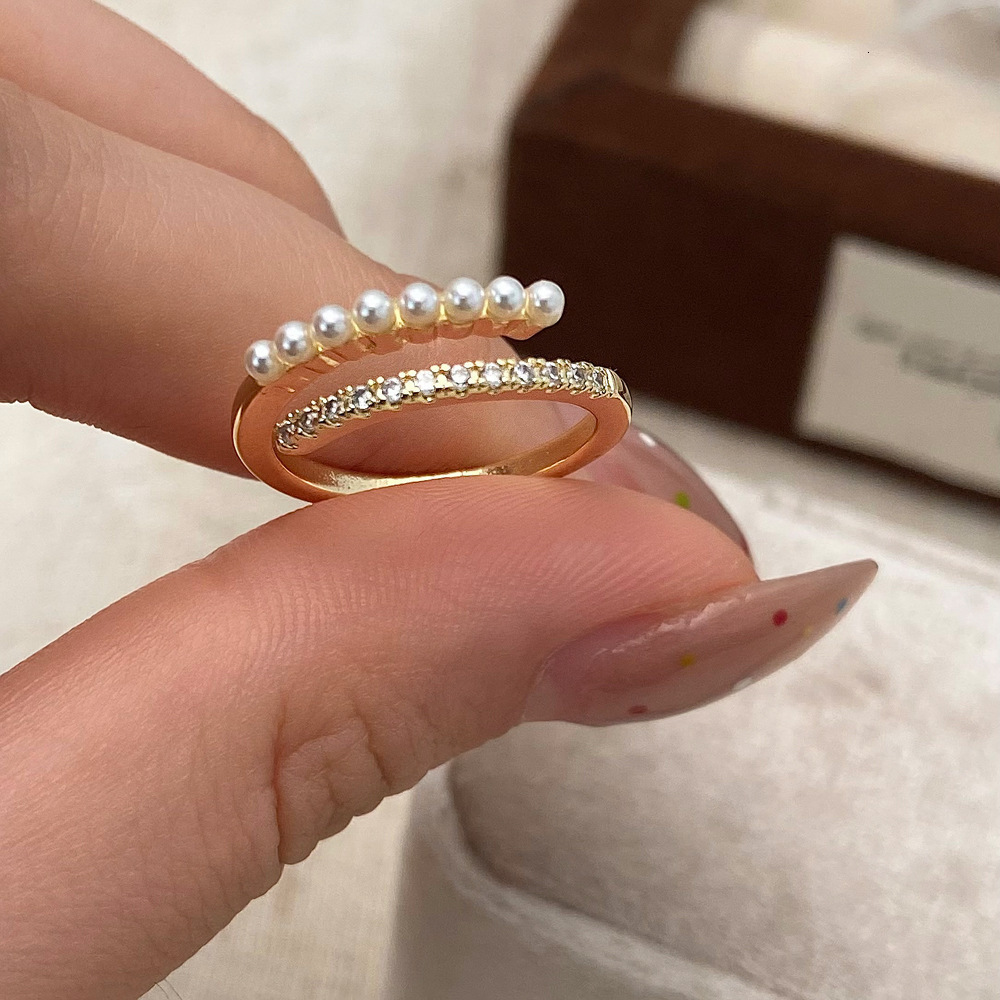 Band Snake Rings For Women Men Punk Hip Hop Open Adjustable Gold Plated Ring Stainless Steel Zircon Aesthetic Jewelry anillos Homme High quality gold  - view 4