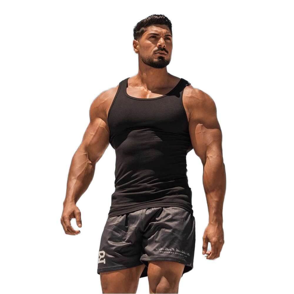 DHessentials Mens Cotton Stretch Tank Top Sleeveless Gym Shirt with Hood Athletic Muscle Fit Workout Tee