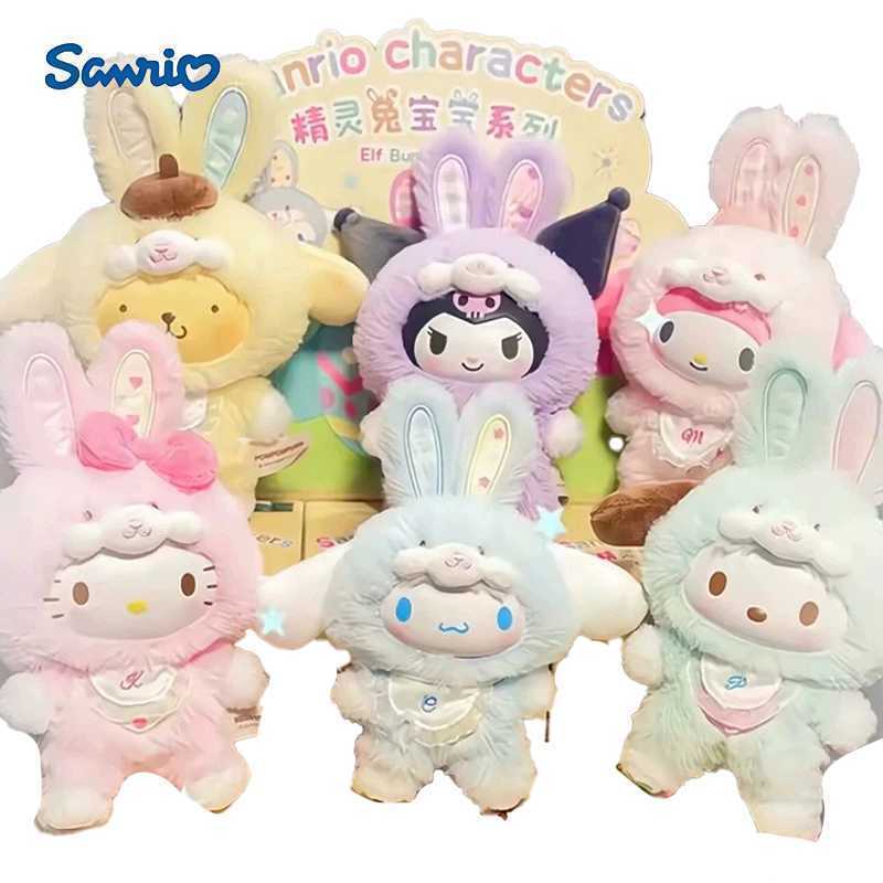 Sanrio Cartoon Elf Rabbit Series Blind Box Korean / Hello Kitty 3 Generations Vinyl Doll ChildrenS Toys Christmas Gifts X250523