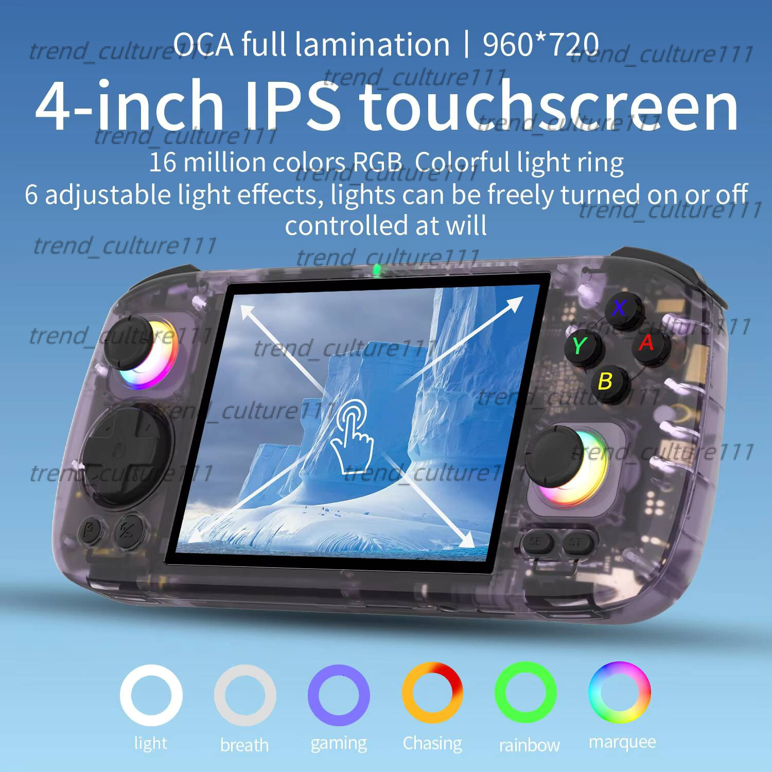 Newest ANBERNIC RG406H Video Handheld Console 4" IPS HD Touch Screen Android 13 System 64-bit BT Portable Retro Game Player
