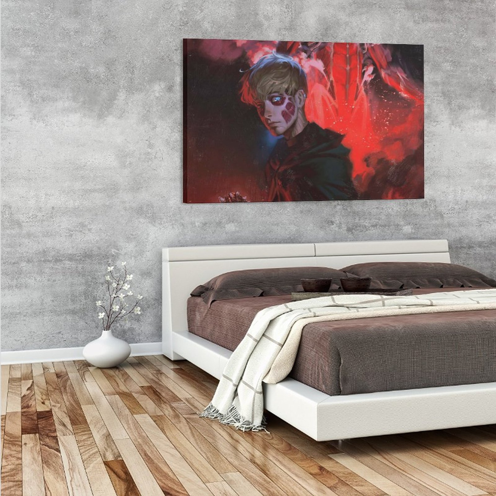 Hanging Picture-Rectangle Attack on Titan Armin Anime Frame-style Canvas Prints Wall Painting Wall Art Decor Print Picture Paintings Gift ForBedroom