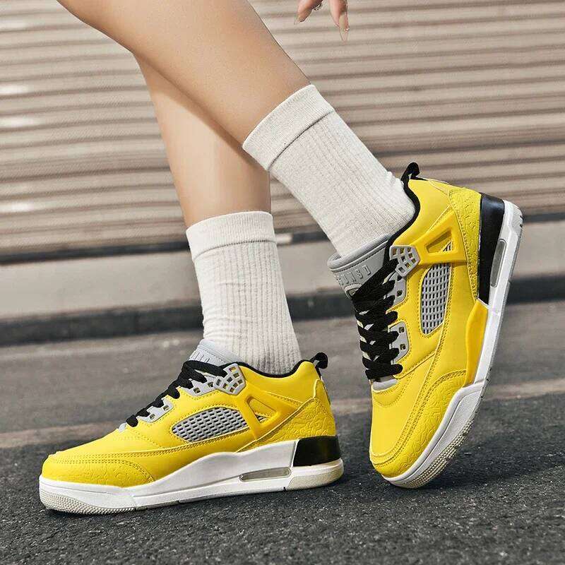 2025 Spring and Summer New Basket ball Men's Sports Casual Lightweight Soft Soled Running Board Shoes