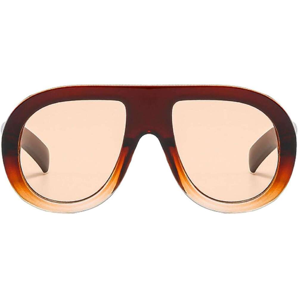 DHcollections Popular Fashion Pilot Sunglasses Women Retro Chunky Designer Men Punk Gradient Shades UV400 Oversized Sun Glasses