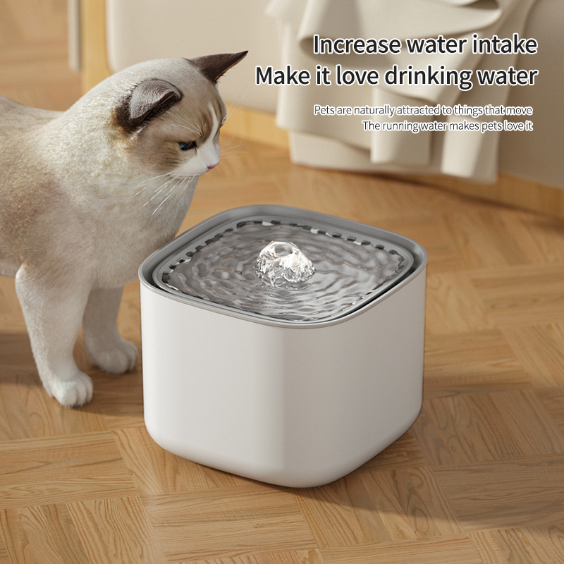3L Cat Water Fountain Auto Recirculate Filter Large Capacity Filtring USB Electric Mute Cats Water Dispenser